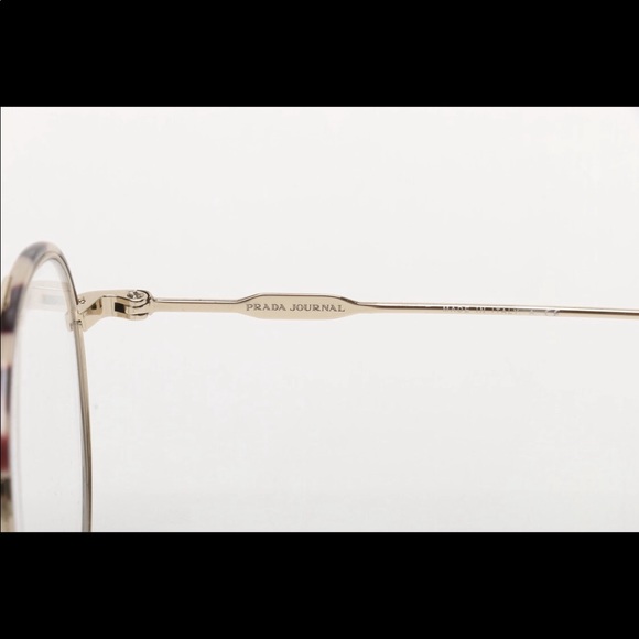 Prada Journal Round Wire Frame Glasees w/Case - Picture 7 of 8